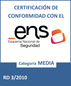 certificado ENS categoría media